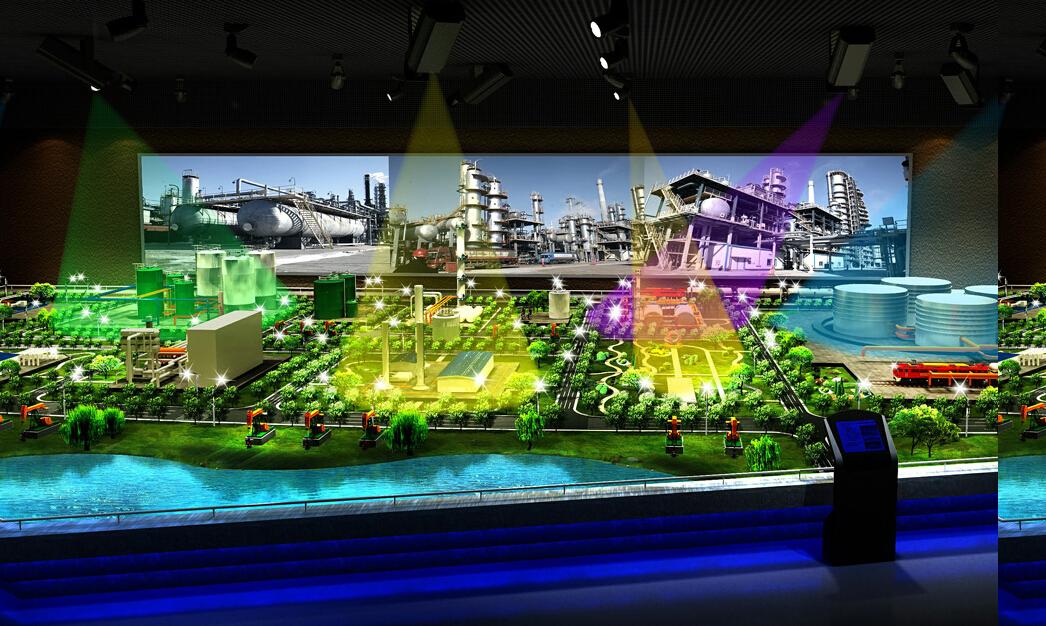 企業展廳設計數字沙盤技術的價值所在